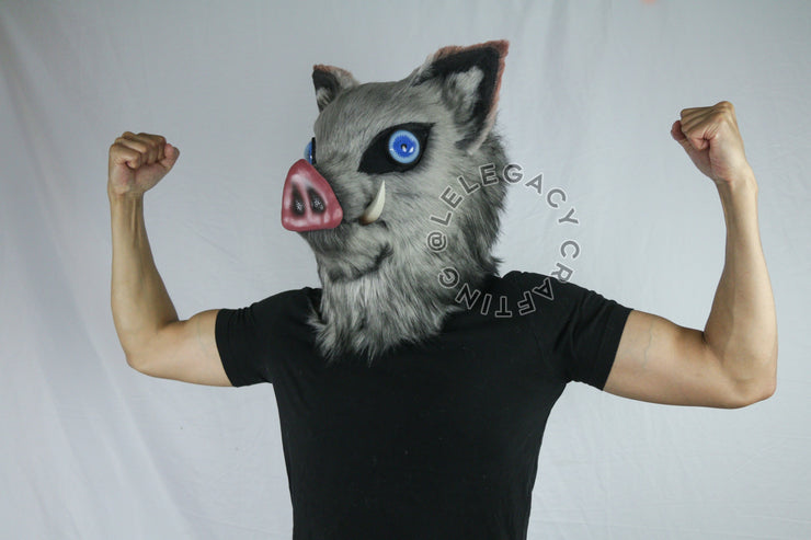 Realistic Boar Head Cosplay Mask