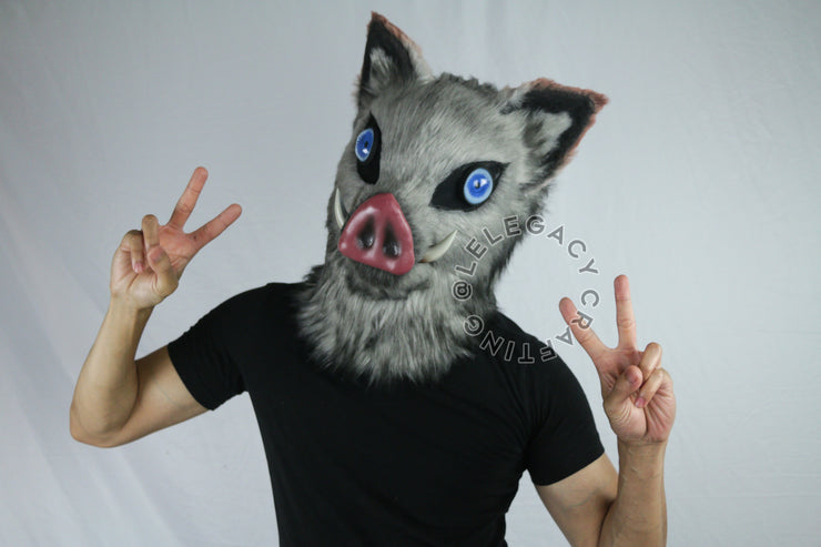 Realistic Boar Head Cosplay Mask